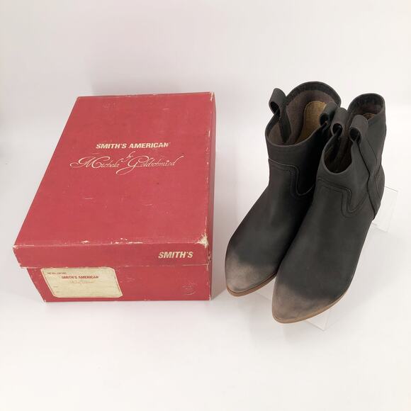 Smith's American Boots Leather Cowboy Italy 6.5 - Picture 12 of 12